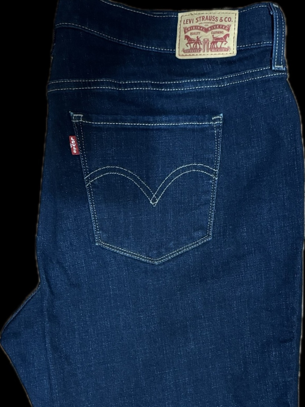 Levi’s 415 Classic Boot Jeans Dark Wash Size 18W NWOT